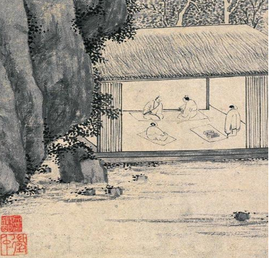 探索文徽明的《消夏图》，《消夏图》是在什么环境下创作出来的？