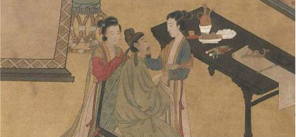 刘松年：南宋四大家之一，画作多园林小景亦称&ldquo;小景山水&rdquo;