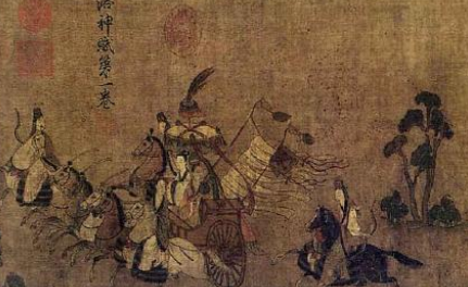 《游春图》是隋朝画家展子虔所作,现藏于北京故宫博物院