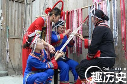 畲族服饰 畲族彩带是什么有什么特色
